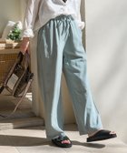 【フリークスストア/FREAK'S STORE】の低身長サイズあり リネンレーヨン イージーパンツ 全10色 人気、トレンドファッション・服の通販 founy(ファニー) ファッション Fashion レディースファッション Fashion for Women パンツ Pants & Trousers アニマル Animal Print 今季 This Season, Current Season とろみ Fluid, Flowy Fabric 定番 Standard, Basic Item 人気 Popular, Best Seller ベーシック Basic, Essential ポケット Pocket, Pocket Detail リネン Linen, Linen Fabric ワイド Wide, Wide Fit S/S・春夏 SS, Spring/Summer, Warm Season おすすめ Recommended / Our Picks 夏 Summer 2026年 2026 thumbnail サックスブルー|ID: prp329100004933682 ipo3291000000037031031