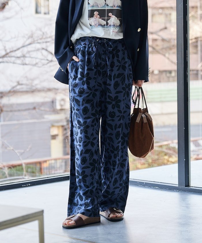 【フリークスストア/FREAK'S STORE】の低身長サイズあり リネンレーヨン イージーパンツ 全10色 インテリア・キッズ・メンズ・レディースファッション・服の通販 founy(ファニー) 　ファッション　Fashion　レディースファッション　Fashion for Women　パンツ　Pants & Trousers　アニマル　Animal Print　今季　This Season, Current Season　とろみ　Fluid, Flowy Fabric　定番　Standard, Basic Item　人気　Popular, Best Seller　ベーシック　Basic, Essential　ポケット　Pocket, Pocket Detail　リネン　Linen, Linen Fabric　ワイド　Wide, Wide Fit　S/S・春夏　SS, Spring/Summer, Warm Season　おすすめ　Recommended / Our Picks　夏　Summer　2026年　2026　その他/柄6|ID: prp329100004933682 ipo3291000000037031035