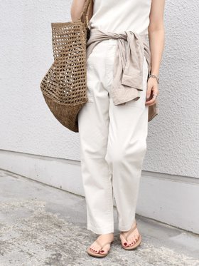 【シップス/SHIPS】の【WEB限定】ストレッチ ベーシック ベイカー パンツ 大人の最旬トレンドファッション＆コーディネート founy(ファウニー) ファッション Fashion レディースファッション Fashion for Women パンツ Pants & Trousers 洗える Machine Washable くるぶし Ankle-Length シンプル Simple, Minimal ストレッチ Stretch, Stretchy Fabric タンク Tank Top, Sleeveless Top テーパード Tapered, Tapered Pants バランス Balance, Style Balance ベーシック Basic, Essential リネン Linen, Linen Fabric ルーズ Loose, Oversized A/W・秋冬 Autumn/Winter おすすめ Recommended / Our Picks |ID:prp329100004933683