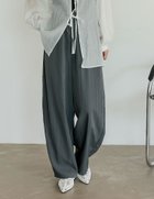 【リエディ/Re:EDIT】の撥水加工パラコードバレルレッグパンツ チャコールグレー|ID: prp329100004933685 ipo3291000000037031050