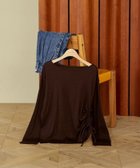 【フリークスストア/FREAK'S STORE】のカシミヤ入り ガーゼフライス ルーズ ボートネック ロンT 人気、トレンドファッション・服の通販 founy(ファニー) ファッション Fashion レディースファッション Fashion for Women トップス・カットソー Cut & Sew Tops ロングTシャツ・Tシャツ Longline T-Shirts & Tees 春 Spring シアー Sheer, See-Through シャーリング Shirring, Ruched シンプル Simple, Minimal トレンド Trend, Trending Now 定番 Standard, Basic Item ルーズ Loose, Oversized S/S・春夏 SS, Spring/Summer, Warm Season おすすめ Recommended / Our Picks 夏 Summer エレガント 上品 Elegant 2026年 2026 thumbnail ブラウン|ID: prp329100004933686 ipo3291000000037031056