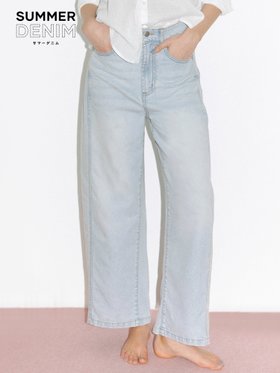 【コカ/COCA】の【接触冷感/通気性】サマーデニムバギーカーブパンツ 人気、トレンドファッション・服の通販 founy(ファニー) ファッション Fashion レディースファッション Fashion for Women パンツ Pants & Trousers 春 Spring コンパクト Compact, Small Size 軽量 Lightweight, Ultra Light サマー Summer, Summer Style シンプル Simple, Minimal デニム Denim, Jeans Material トレンド Trend, Trending Now バランス Balance, Style Balance ポケット Pocket, Pocket Detail ワイド Wide, Wide Fit S/S・春夏 SS, Spring/Summer, Warm Season おすすめ Recommended / Our Picks 夏 Summer 2026年 2026 |ID:prp329100004933700