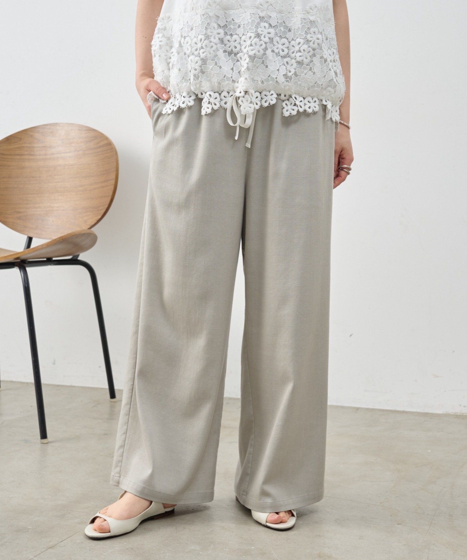 【ビアズリー/BEARDSLEY】のマルチウエストリブパンツ《6サイズ展開》 インテリア・キッズ・メンズ・レディースファッション・服の通販 founy(ファニー) 　ファッション　Fashion　レディースファッション　Fashion for Women　パンツ　Pants & Trousers　ショート　Short, Short Length　ストレート　Straight, Straight Cut　セットアップ　Set-Up, Coordinated Outfit　バランス　Balance, Style Balance　フィット　Fit, Slim Fit　ベスト　Vest, Waistcoat　ポケット　Pocket, Pocket Detail　リアル　Real, Realistic　ワイド　Wide, Wide Fit　おすすめ　Recommended / Our Picks　ライトグレー|ID: prp329100004933702 ipo3291000000037031128