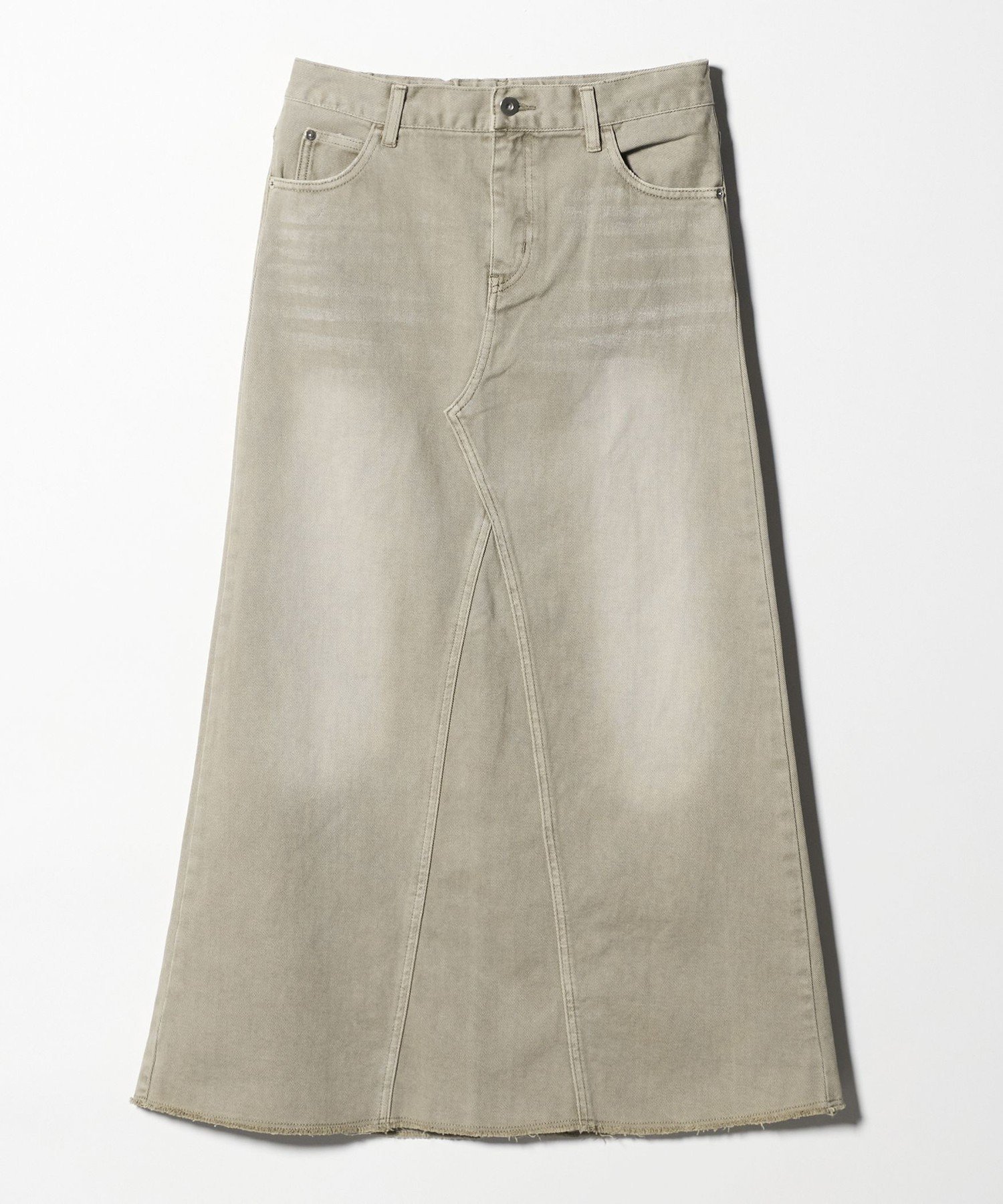 【ユナイテッドアローズ/UNITED ARROWS】のデニムスカート A DAY IN THE LIFE インテリア・キッズ・メンズ・レディースファッション・服の通販 founy(ファニー) 　ファッション　Fashion　レディースファッション　Fashion for Women　スカート　Skirts　デニムスカート・カジュアルスカート　Denim Skirts　ヴィンテージ　Vintage Style　カットオフ　Cut-Off Design　ジャケット　Jacket, Outerwear　ストレート　Straight, Straight Cut　スリット　Slit, Slit Detail　デニム　Denim, Jeans Material　トレンド　Trend, Trending Now　バランス　Balance, Style Balance　アウトレット　Outlet / Clearance　おすすめ　Recommended / Our Picks　ビジネス 仕事 通勤　Business / Work / Commuting　BEIGE|ID: prp329100004933711 ipo3291000000037031166