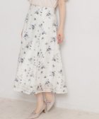 【クチュール ブローチ/Couture Brooch】の【洗える・着映え】シアーチェック フラワープリント スカート 人気、トレンドファッション・服の通販 founy(ファニー) ファッション Fashion レディースファッション Fashion for Women スカート Skirts オーガンジー Organza Fabric 春 Spring 洗える Machine Washable サテン Satin, Glossy Fabric シアー Sheer, See-Through シンプル Simple, Minimal スマート Smart, Elegant チェック Check, Plaid, Tartan フラワー Flower, Floral フレア Flare, Flared プリント Print, Printed Pattern ポケット Pocket, Pocket Detail モチーフ Motif, Design Theme 2026年 2026 thumbnail オフホワイト|ID: prp329100004933712 ipo3291000000037031169