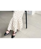 【モーメントプラス/moment+ / MEN】のリネンライクドットペプラムフリルブラウスセパレートワンピース アイボリー|ID: prp329100004933720 ipo3291000000037327339