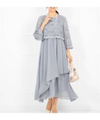 【アッドルージュ/AddRouge】のレース八分袖 ドレス ワンピース ロング丈 結婚式 演奏会 お呼ばれ 人気、トレンドファッション・服の通販 founy(ファニー) ファッション Fashion レディースファッション Fashion for Women ワンピース Dresses フォーマル・パーティードレス・結婚式用ドレス Elegant & Casual Dresses エレガント 上品 Elegant 切替 Switching, Contrast Panel シフォン Chiffon, Lightweight Fabric スカラップ Scallop, Scalloped Edge ドレス Dress, One-Piece 定番 Standard, Basic Item フォーマル Formal, Dressy ベーシック Basic, Essential ラウンド Round, Round Neck レース Lace, Lace Fabric ロング Long, Long-Length 再入荷 Restock / Back in Stock おすすめ Recommended / Our Picks セレモニー Ceremony 結婚式 Wedding thumbnail gryl/スカイグレー|ID: prp329100004933721 ipo3291000000037031209