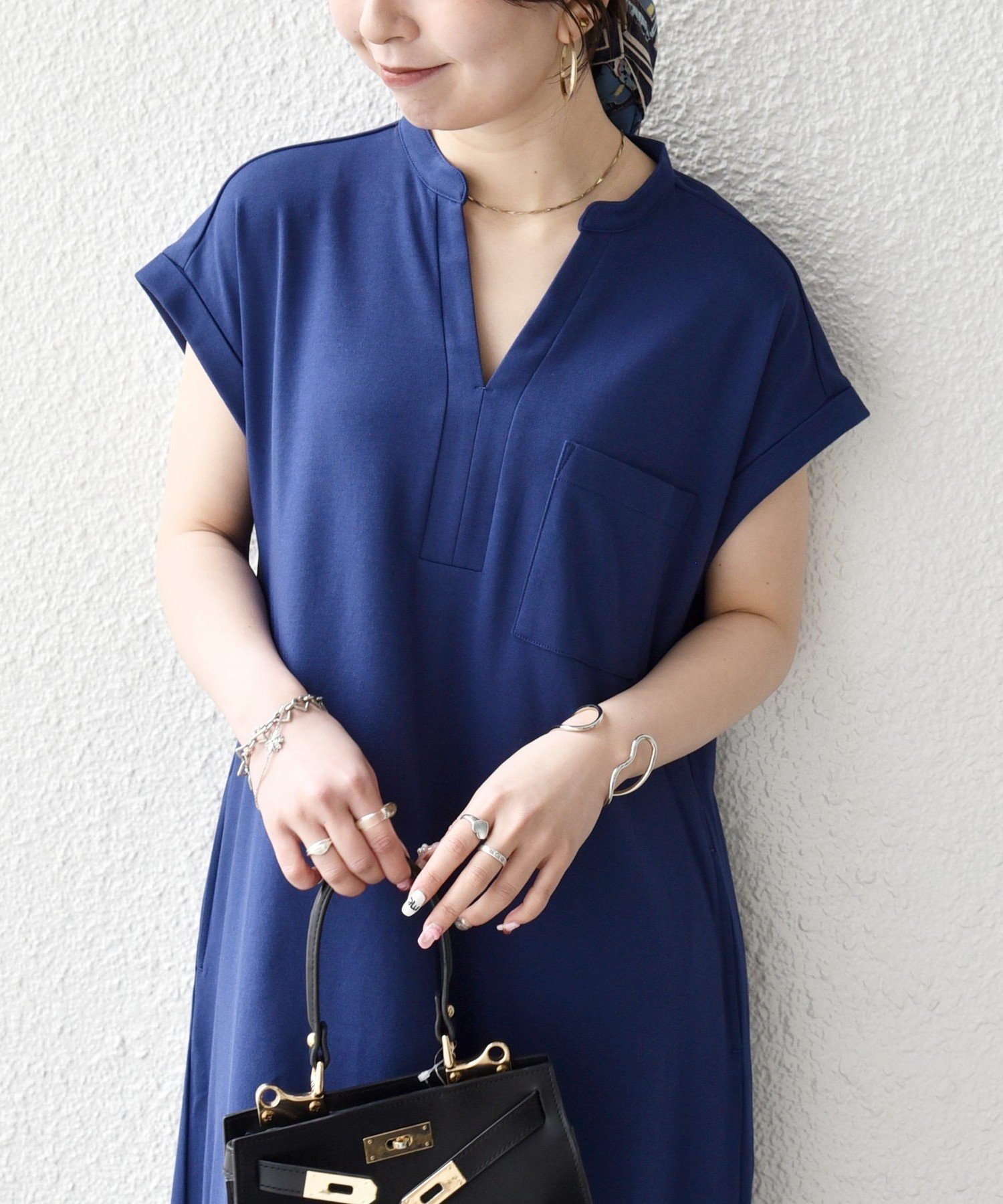 【シップス フォー ウィメン/SHIPS】のSHIPS any 接触冷感/汗染み防止加工/洗濯機可能 スキッパー Aライン ワンピース インテリア・キッズ・メンズ・レディースファッション・服の通販 founy(ファニー) 　ファッション　Fashion　レディースファッション　Fashion for Women　ワンピース　Dresses　洗える　Machine Washable　サンダル　Sandals, Summer Shoes　シャツワンピ　Shirt Dress, Shirt One-Piece　ジャケット　Jacket, Outerwear　スキッパー　Skipper, Open Collar　スリーブ　Sleeve, Long Sleeve / Short Sleeve　フレンチ　French, French Style　おすすめ　Recommended / Our Picks　旅行　Travel　2026年　2026　ブルー|ID: prp329100004933724 ipo3291000000037031227