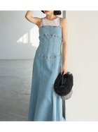 【リリーブラウン/Lily Brown】のデニムキャミワンピース 人気、トレンドファッション・服の通販 founy(ファニー) ファッション Fashion レディースファッション Fashion for Women ワンピース Dresses キャミソールワンピース Camisole Dresses インナー Innerwear 春 Spring コルセット Corset, Bustier ストレッチ Stretch, Stretchy Fabric スマート Smart, Elegant デニム Denim, Jeans Material バランス Balance, Style Balance フィット Fit, Slim Fit マーメイド Mermaid, Fishtail Silhouette S/S・春夏 SS, Spring/Summer, Warm Season おすすめ Recommended / Our Picks 夏 Summer thumbnail LBLU[081]|ID: prp329100004933728 ipo3291000000037031240