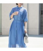 【アーバンリサーチ ロッソ/URBAN RESEARCH ROSSO】のセミシアー5分袖シャツワンピース 人気、トレンドファッション・服の通販 founy(ファニー) ファッション Fashion レディースファッション Fashion for Women ワンピース Dresses シャツワンピース / 1枚で着映えコーデ Shirt Dresses パッチ Patch, Appliqué ペチコート Petticoat, Underskirt ポケット Pocket, Pocket Detail リボン Ribbon, Bow リラックス Relax, Relaxed Fit S/S・春夏 SS, Spring/Summer, Warm Season 夏 Summer 2026年 2026 thumbnail ストライプ|ID: prp329100004933731 ipo3291000000037031257