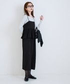 【コカ/COCA】のツイルペプラムキャミワンピース Black|ID: prp329100004933734 ipo3291000000037328966