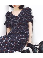 【スナイデル/SNIDEL】のリボンモチーフワンピース 人気、トレンドファッション・服の通販 founy(ファニー) ファッション Fashion レディースファッション Fashion for Women ワンピース Dresses スマート Smart, Elegant スリーブ Sleeve, Long Sleeve / Short Sleeve デコルテ Décolleté, Neckline プリント Print, Printed Pattern モチーフ Motif, Design Theme リボン Ribbon, Bow おすすめ Recommended / Our Picks thumbnail NVY[089]|ID: prp329100004933740 ipo3291000000037031302