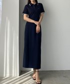 【ジュノア/JUNOAH】のLouere 【選べる】ポロワンピース(セミフレア/Iライン) 人気、トレンドファッション・服の通販 founy(ファニー) ファッション Fashion レディースファッション Fashion for Women ワンピース Dresses フレア Flare, Flared マーメイド Mermaid, Fishtail Silhouette thumbnail Bネイビー|ID: prp329100004933741 ipo3291000000037031310