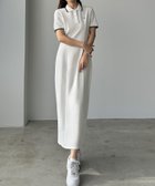 【ジュノア/JUNOAH】のLouere 【選べる】ポロワンピース(セミフレア/Iライン) 人気、トレンドファッション・服の通販 founy(ファニー) ファッション Fashion レディースファッション Fashion for Women ワンピース Dresses フレア Flare, Flared マーメイド Mermaid, Fishtail Silhouette thumbnail Bホワイト|ID: prp329100004933741 ipo3291000000037031311