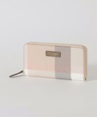 【ブルーレーベル クレストブリッジ/BLUE LABEL CRESTBRIDGE】のクレストブリッジチェックPVC長財布 ピンク|ID: prp329100004933800 ipo3291000000037031529