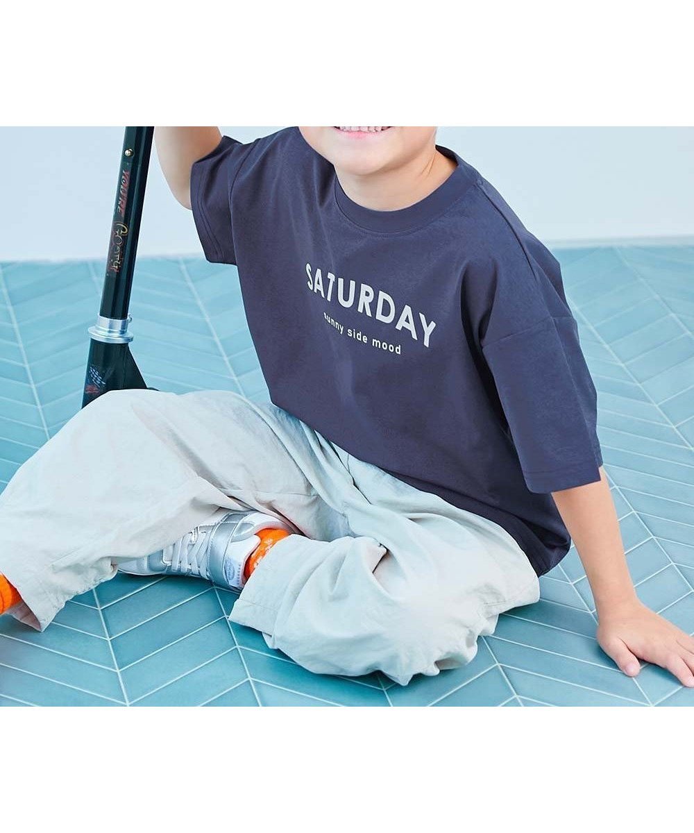 【デビロック/devirock / KIDS】の【イージーウォッシュ】防汚 デビラボ BIGシルエット プリント 半袖Tシャツ 26SS 人気、トレンドファッション・服の通販 founy(ファニー) 　ファッション　Fashion　キッズファッション　Fashion for Kids　ストレッチ　Stretch, Stretchy Fabric　トレンド　Trend, Trending Now　なめらか　Smooth, Silky Texture　フレア　Flare, Flared　プリント　Print, Printed Pattern　ベーシック　Basic, Essential　半袖　Short Sleeve, Half Sleeve　おすすめ　Recommended / Our Picks　夏　Summer　2026年　2026　 other-1|ID: prp329100004933806 ipo3291000000037031566