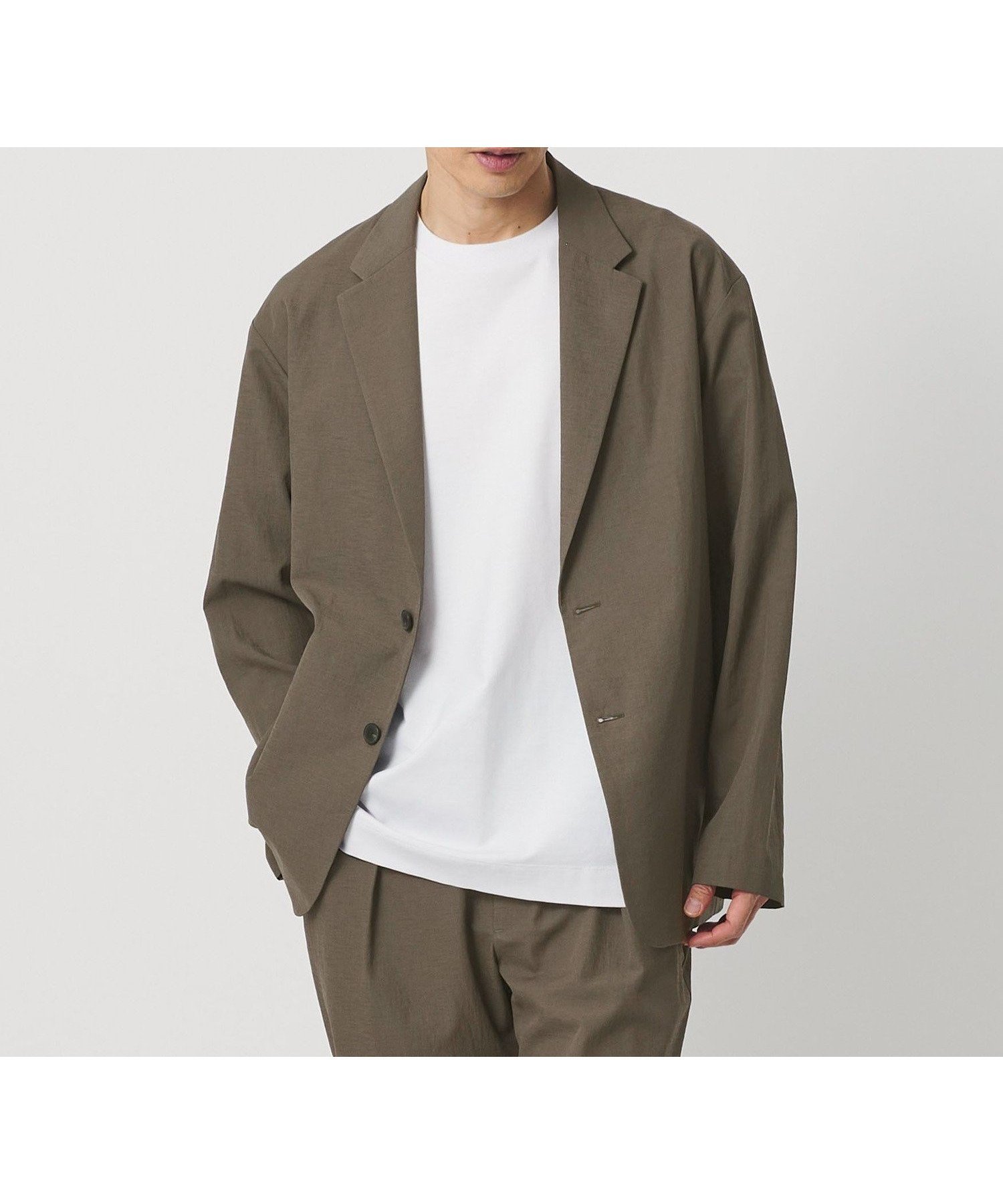 【ビューティ&ユース ユナイテッドアローズ/BEAUTY&YOUTH / UNITED ARROWS / MEN】のKOMATSU PACK 2ボタン リラックス ジャケット セットアップ対応 撥水 ウォッシャブル インテリア・キッズ・メンズ・レディースファッション・服の通販 founy(ファニー) 　ファッション　Fashion　メンズファッション　Fashion for Men　セットアップ　Matching Sets　ウォッシャブル　Machine Washable　エレガント 上品　Elegant　シェイプ　Shape, Slim Fit　ジャケット　Jacket, Outerwear　スタンダード　Standard, Basic　スポーツ　Sports, Activewear　セットアップ　Set-Up, Coordinated Outfit　長袖　Long Sleeve, Full Sleeve　フロント　Front, Front Design　ポケット　Pocket, Pocket Detail　別注　Limited Edition, Custom Order　半袖　Short Sleeve, Half Sleeve　リラックス　Relax, Relaxed Fit　おすすめ　Recommended / Our Picks　夏　Summer　2026年　2026　MOCA|ID: prp329100004933813 ipo3291000000037031600