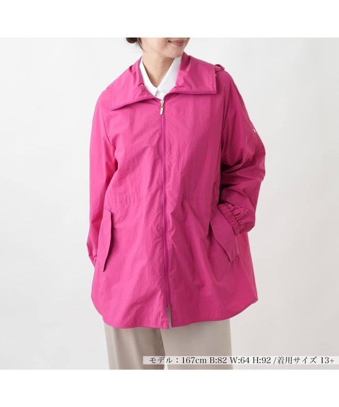 【レリアンプラスハウス/Leilian PLUS HOUSE】の【店舗人気】【はっ水】コート【Rich 1-mile】 インテリア・キッズ・メンズ・レディースファッション・服の通販 founy(ファウニー) https://founy.com/ ファッション Fashion レディースファッション Fashion for Women アウター Coat / Outerwear Collection コート・ロングコート・ピーコート Long Coats, Peacoats & More ショール Shawl, Wrap ドローストリング Drawstring, Pull Cord ポケット Pocket, Pocket Detail 人気 Popular, Best Seller 夏 Summer 旅行 Travel 軽量 Lightweight, Ultra Light |ID: prp329100004933817 ipo3291000000037321394
