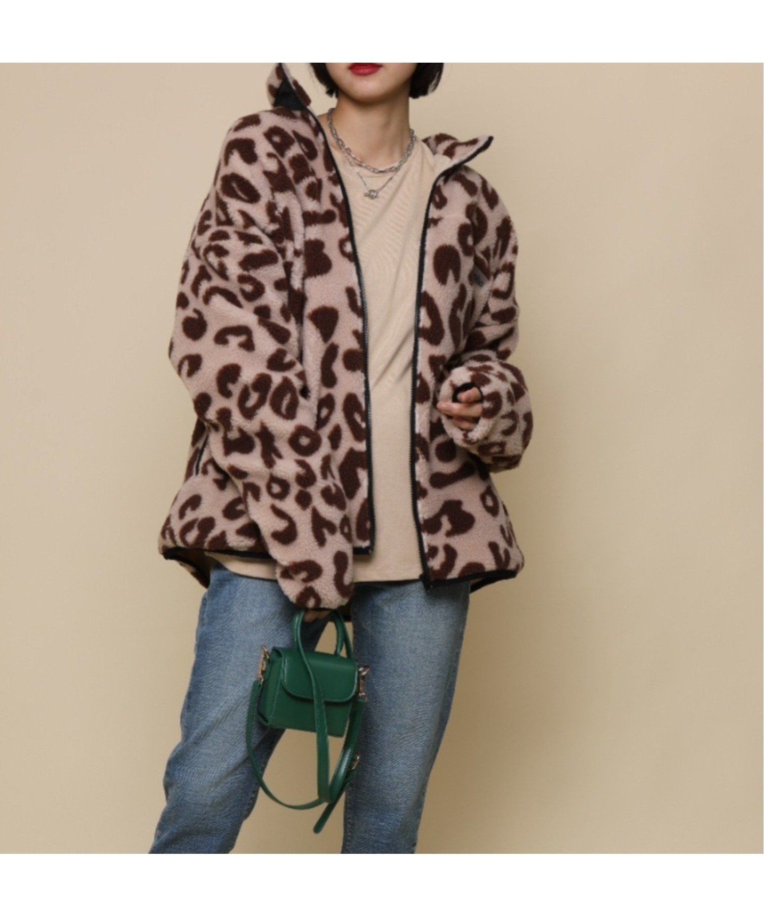 【アイモハ/aimoha】のaimoha - select -/ユニセックスボアジャケット インテリア・キッズ・メンズ・レディースファッション・服の通販 founy(ファニー) 　ファッション　Fashion　レディースファッション　Fashion for Women　アウター　Coat / Outerwear Collection　レディースジャケット・軽アウター　Jackets　シンプル　Simple, Minimal　ジャケット　Jacket, Outerwear　ヒョウ　Leopard, Animal Print　人気　Popular, Best Seller　ビジネス 仕事 通勤　Business / Work / Commuting　ブラウン系その他|ID: prp329100004933818 ipo3291000000037031616