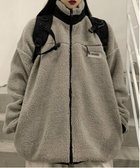 【アイモハ/aimoha】のaimoha - select -/ユニセックスボアジャケット グレー|ID: prp329100004933818 ipo3291000000037031618