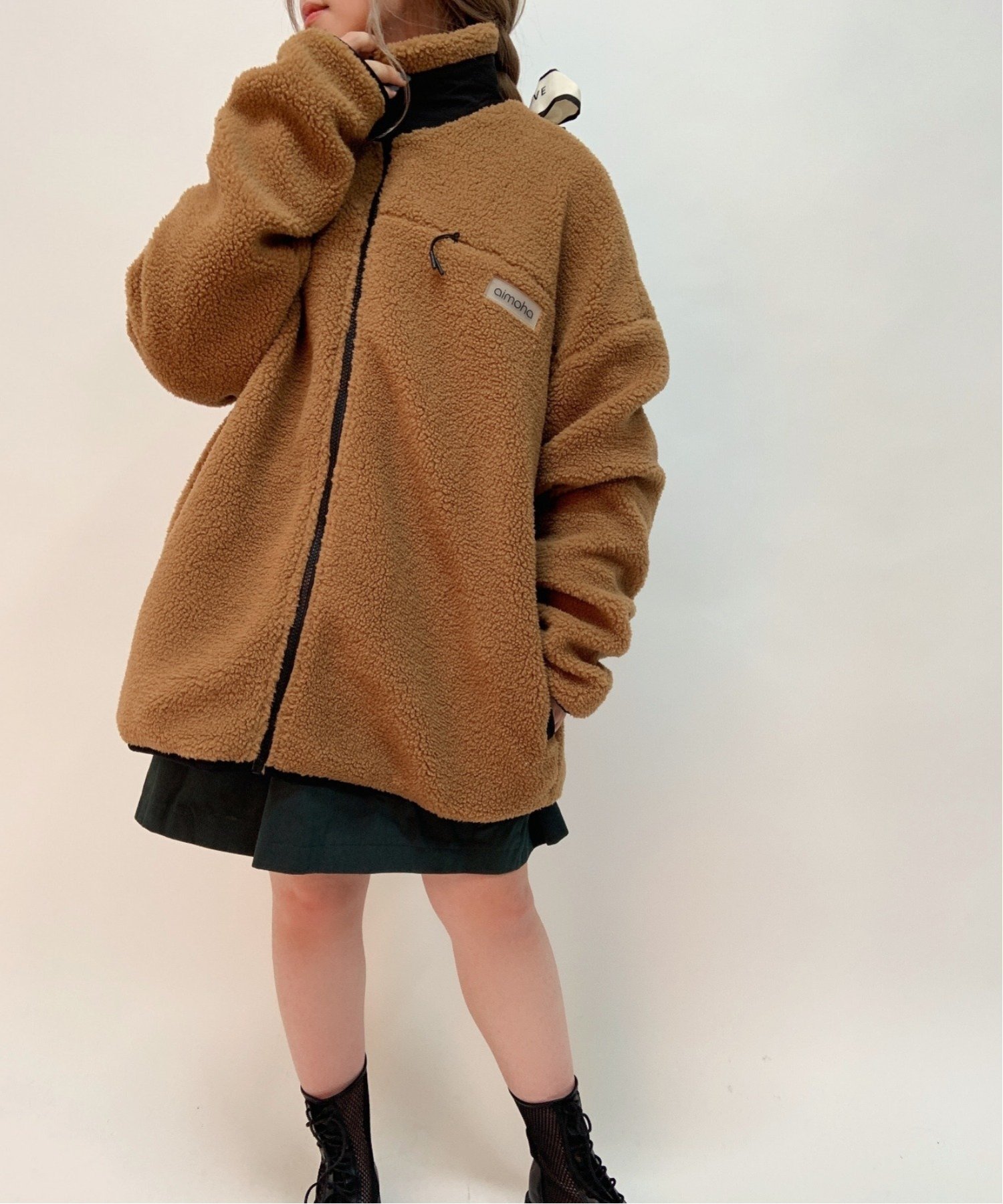 【アイモハ/aimoha】のaimoha - select -/ユニセックスボアジャケット インテリア・キッズ・メンズ・レディースファッション・服の通販 founy(ファニー) 　ファッション　Fashion　レディースファッション　Fashion for Women　アウター　Coat / Outerwear Collection　レディースジャケット・軽アウター　Jackets　シンプル　Simple, Minimal　ジャケット　Jacket, Outerwear　ヒョウ　Leopard, Animal Print　人気　Popular, Best Seller　ビジネス 仕事 通勤　Business / Work / Commuting　ブラウン|ID: prp329100004933818 ipo3291000000037031619