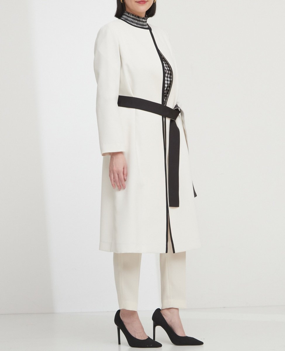 【ティアラ/Tiara】のバイカラーコート 人気、トレンドファッション・服の通販 founy(ファニー) 　ファッション　Fashion　レディースファッション　Fashion for Women　アウター　Coat / Outerwear Collection　コート・ロングコート・ピーコート　Long Coats, Peacoats & More　クラシカル　Classical, Vintage-Inspired　シンプル　Simple, Minimal　ポケット　Pocket, Pocket Detail　 other-1|ID: prp329100004933831 ipo3291000000037031672