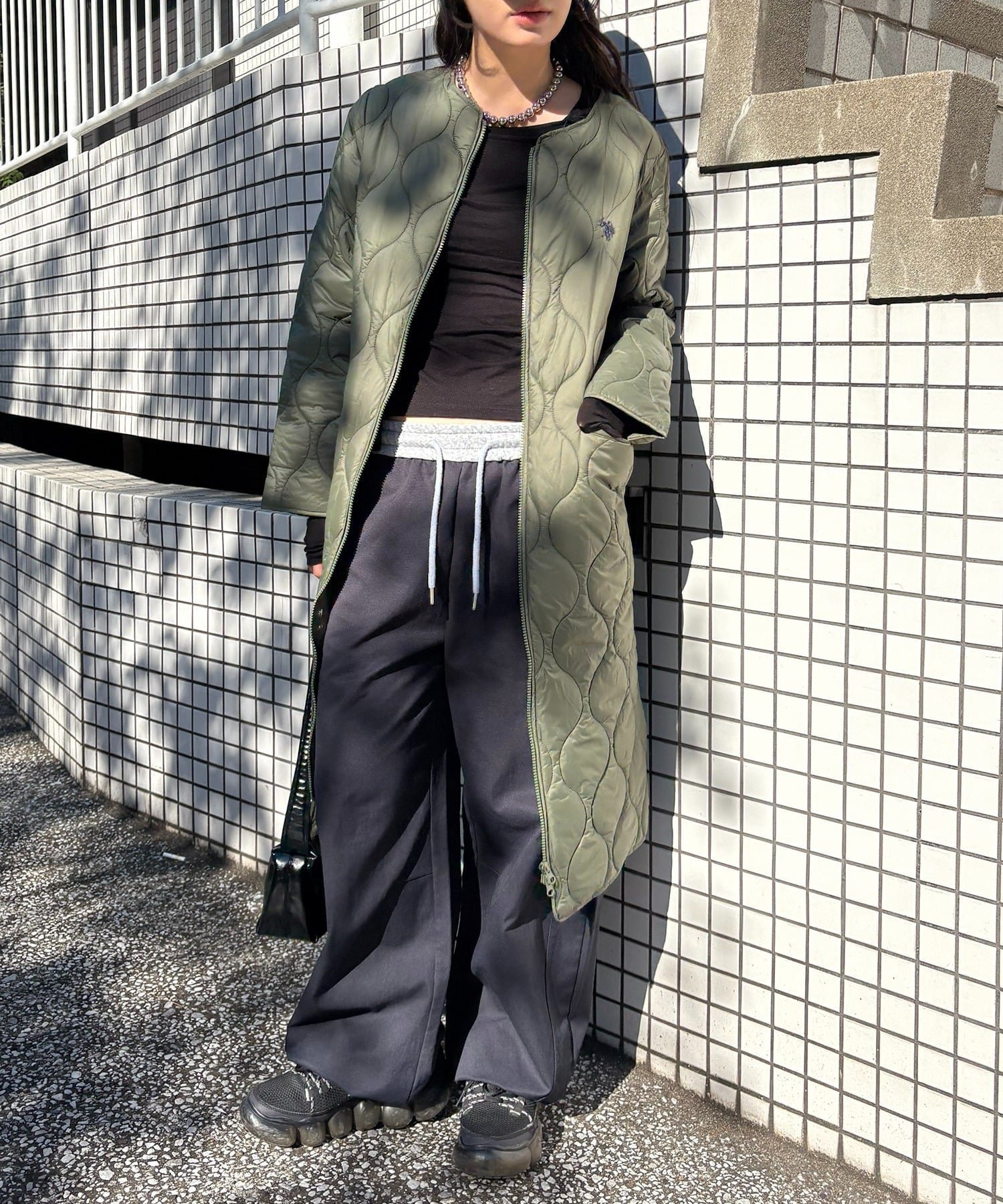 【セットアップセブン/SETUP7】のU.S. POLO ASSN./エクストラナイロン キルティング ロングコート ダブルジップ ポロ インテリア・キッズ・メンズ・レディースファッション・服の通販 founy(ファニー) 　ファッション　Fashion　レディースファッション　Fashion for Women　アウター　Coat / Outerwear Collection　コート・ロングコート・ピーコート　Long Coats, Peacoats & More　ウェーブ　Wavy Pattern　キャップ　Cap, Baseball Cap　キルティング　Quilted, Quilting　キルト　Quilt, Quilted Fabric　シューズ　Shoes, Footwear　シンプル　Simple, Minimal　スニーカー　Sneakers, Trainers　スラックス　Slacks, Dress Pants　タートルネック　Turtleneck, High Neck　デニム　Denim, Jeans Material　トレンド　Trend, Trending Now　バレエ　Ballet, Ballet Style　パイピング　Piping, Trim Design　フェミニン　Feminine, Girly　フロント　Front, Front Design　ロング　Long, Long-Length　再入荷　Restock / Back in Stock　ビジネス 仕事 通勤　Business / Work / Commuting　KHK|ID: prp329100004933833 ipo3291000000037031680