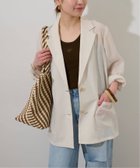 【ジャーナルスタンダード レリューム/JOURNAL STANDARD relume】の《追加2》シングルシアージャケット 人気、トレンドファッション・服の通販 founy(ファニー) ファッション Fashion レディースファッション Fashion for Women アウター Coat / Outerwear Collection レディースジャケット・軽アウター Jackets 2026年 2026 ジャケット Jacket, Outerwear トレンド Trend, Trending Now エレガント 上品 Elegant thumbnail ナチュラル|ID: prp329100004933834 ipo3291000000037031683