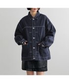 【ローリーズファーム/LOWRYS FARM】の【LFM】DENIMタックジャケット【UNISEX】 人気、トレンドファッション・服の通販 founy(ファニー) ファッション Fashion レディースファッション Fashion for Women アウター Coat / Outerwear Collection レディースジャケット・軽アウター Jackets インディゴ Indigo Denim ジャケット Jacket, Outerwear スリット Slit, Slit Detail ダウン Down, Puffer ツイル Twist, Twisted Detail デニム Denim, Jeans Material パッチ Patch, Appliqué フラット Flat, Flat Shoes ポケット Pocket, Pocket Detail ユニセックス Unisex, Genderless ワイド Wide, Wide Fit thumbnail ネイビー88|ID: prp329100004933836 ipo3291000000037031689