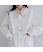 【ローリーズファーム/LOWRYS FARM】の【LFM】DENIMタックジャケット【UNISEX】 人気、トレンドファッション・服の通販 founy(ファニー) ファッション Fashion レディースファッション Fashion for Women アウター Coat / Outerwear Collection レディースジャケット・軽アウター Jackets インディゴ Indigo Denim ジャケット Jacket, Outerwear スリット Slit, Slit Detail ダウン Down, Puffer ツイル Twist, Twisted Detail デニム Denim, Jeans Material パッチ Patch, Appliqué フラット Flat, Flat Shoes ポケット Pocket, Pocket Detail ユニセックス Unisex, Genderless ワイド Wide, Wide Fit thumbnail ホワイト05|ID: prp329100004933836 ipo3291000000037031690