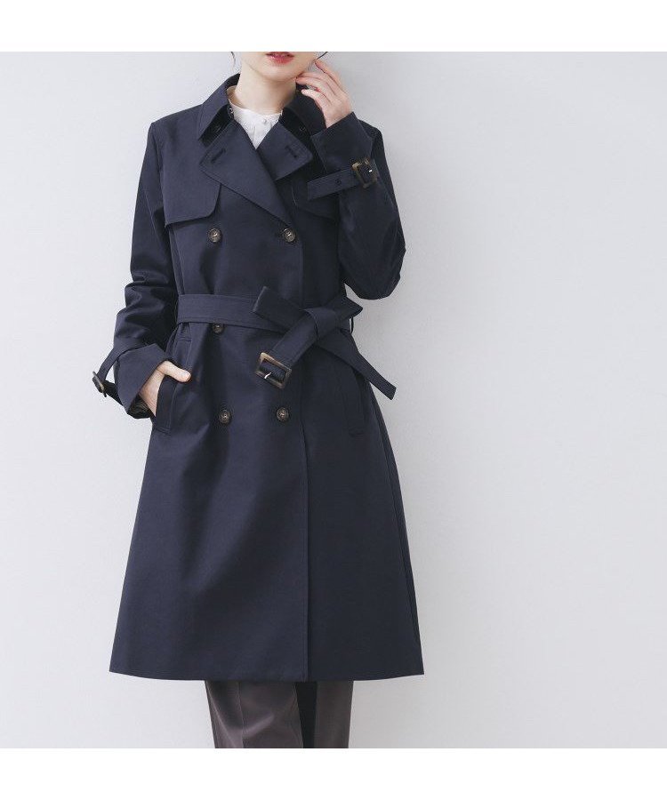 【インデックス/INDEX】のトレンチコート【洗濯機OK/撥水/花粉対応】《XS~3L》 インテリア・キッズ・メンズ・レディースファッション・服の通販 founy(ファニー) 　ファッション　Fashion　レディースファッション　Fashion for Women　アウター　Coat / Outerwear Collection　コート・ロングコート・ピーコート　Long Coats, Peacoats & More　トレンチコート / 春秋の定番アウター　Trench Coats　シェイプ　Shape, Slim Fit　シューズ　Shoes, Footwear　シンプル　Simple, Minimal　ストライプ　Stripe, Striped Pattern　スマート　Smart, Elegant　ダウン　Down, Puffer　ツイル　Twist, Twisted Detail　デニム　Denim, Jeans Material　フラット　Flat, Flat Shoes　ベーシック　Basic, Essential　マニッシュ　Mannish, Boyish　ヨーク　Yoke, Yoke Design　おすすめ　Recommended / Our Picks　エレガント 上品　Elegant　セレモニー　Ceremony　ネイビー|ID: prp329100004933837 ipo3291000000037031695