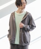 【コーエン/COEN】のクリーンプラススウェットスナップボタンパーカー【防汚(食品汚れ),UVカット】 MD.BROWN|ID: prp329100004933839 ipo3291000000037031705