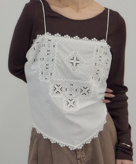 【サロン アダム エ ロペ/SALON adam et rope'】のクロスレースマルチキャミソール 人気、トレンドファッション・服の通販 founy(ファニー) ファッション Fashion レディースファッション Fashion for Women トップス・カットソー Cut & Sew Tops キャミソール&ノースリーブ Camisoles & Sleeveless Tops ヴィンテージ Vintage Style 春 Spring キャミ Camisole, Cami Top キャミソール Camisole, Spaghetti Strap Top スカーフ Scarf, Neckwear タンク Tank Top, Sleeveless Top なめらか Smooth, Silky Texture モチーフ Motif, Design Theme ロング Long, Long-Length S/S・春夏 SS, Spring/Summer, Warm Season 夏 Summer |ID:prp329100004933842