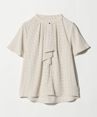 【ユナイテッドアローズ/UNITED ARROWS】のフロントラッフル ショートスリーブブラウス A DAY IN THE LIFE 人気、トレンドファッション・服の通販 founy(ファニー) ファッション Fashion レディースファッション Fashion for Women トップス・カットソー Cut & Sew Tops シャツ・ブラウス・オフィスカジュアル Elegant Blouses & Button-Ups インナー Innerwear オケージョン Occasion Wear 洗える Machine Washable サテン Satin, Glossy Fabric ジャケット Jacket, Outerwear ストライプ Stripe, Striped Pattern スリーブ Sleeve, Long Sleeve / Short Sleeve とろみ Fluid, Flowy Fabric トレンド Trend, Trending Now バランス Balance, Style Balance フレア Flare, Flared 半袖 Short Sleeve, Half Sleeve メタル Metal, Metal Parts ラッフル Ruffle, Frill アウトレット Outlet / Clearance エレガント 上品 Elegant セレモニー Ceremony ビジネス 仕事 通勤 Business / Work / Commuting thumbnail その他1|ID: prp329100004933848 ipo3291000000037031741