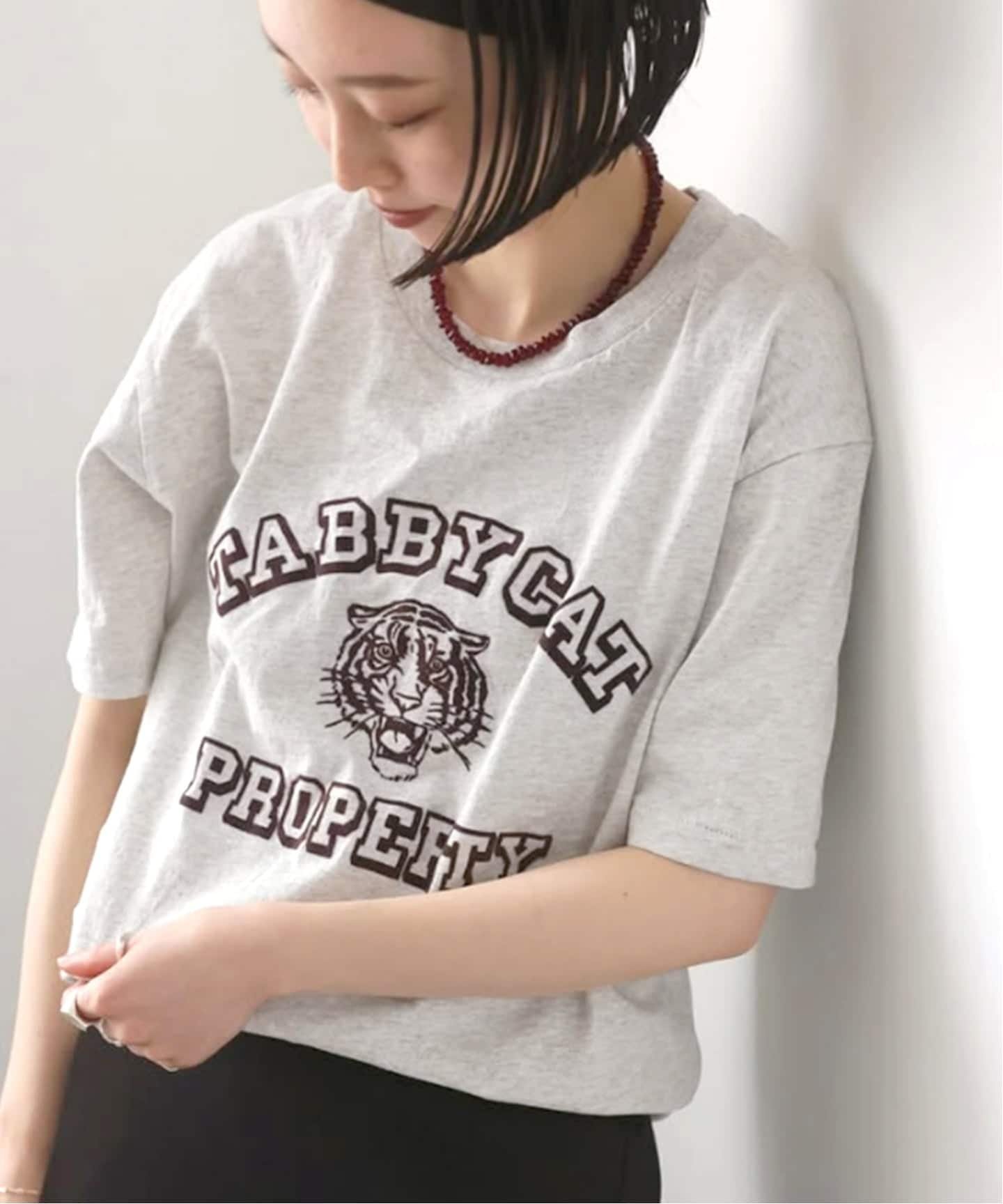 【ジャーナルスタンダード レリューム/JOURNAL STANDARD relume】の別注【MIXTA/ミクスタ】Tシャツ インテリア・キッズ・メンズ・レディースファッション・服の通販 founy(ファニー) 　ファッション　Fashion　レディースファッション　Fashion for Women　トップス・カットソー　Cut & Sew Tops　シャツ・ブラウス・オフィスカジュアル　Elegant Blouses & Button-Ups　ロングTシャツ・Tシャツ　Longline T-Shirts & Tees　オレンジ　Orange　ヴィンテージ　Vintage Style　グラフィック　Graphic, Graphic Design　コンパクト　Compact, Small Size　プリント　Print, Printed Pattern　別注　Limited Edition, Custom Order　2026年　2026　グレーB|ID: prp329100004933851 ipo3291000000037031753