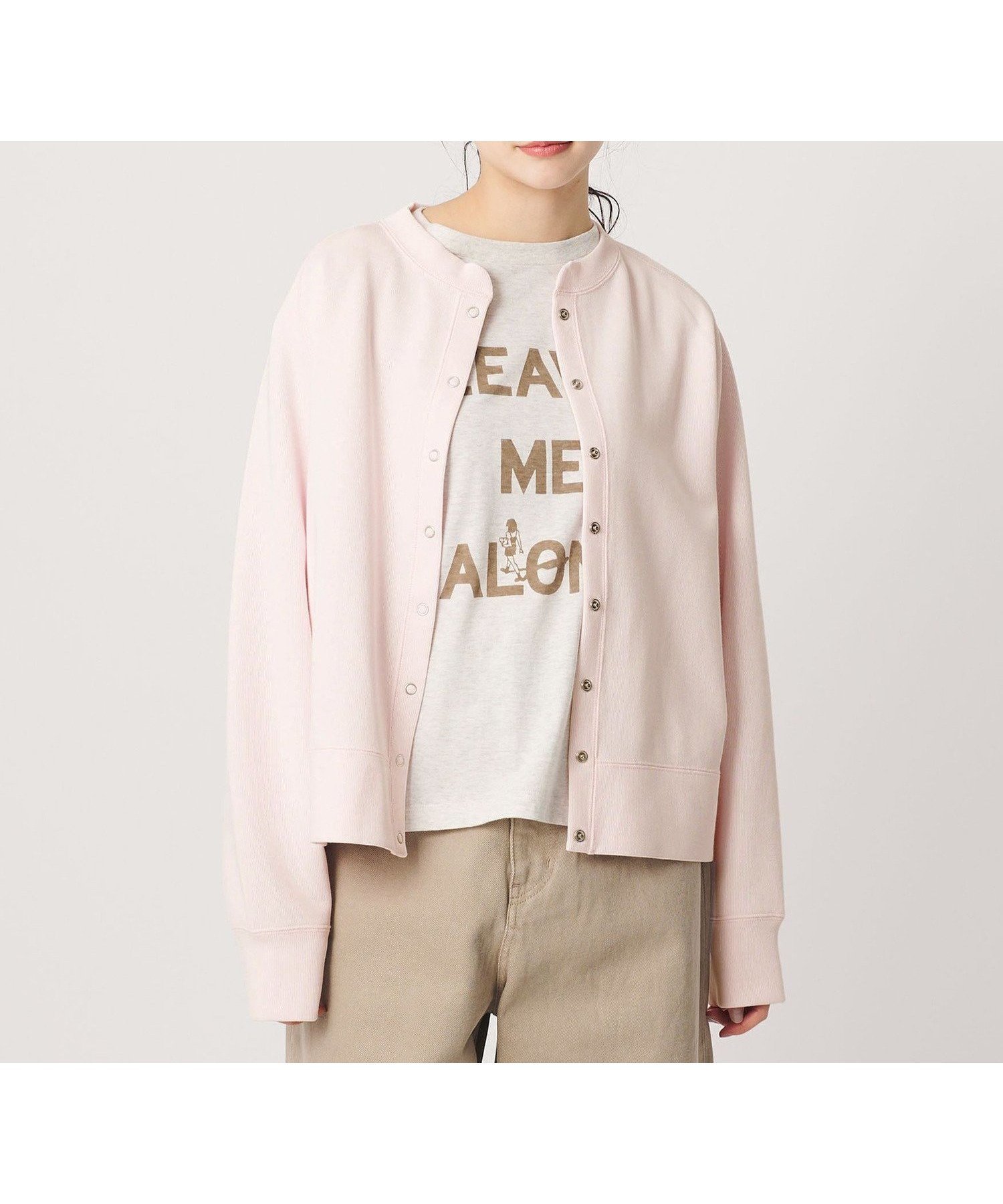 【ビューティ&ユース ユナイテッドアローズ/BEAUTY&YOUTH / UNITED ARROWS】のダブルフェイス リングボタンカーディガン ウォッシャブル インテリア・キッズ・メンズ・レディースファッション・服の通販 founy(ファニー) 　ファッション　Fashion　レディースファッション　Fashion for Women　トップス・カットソー　Cut & Sew Tops　カーディガン・羽織り　Layered Style Cardigans　ウォッシャブル　Machine Washable　カットソー　Cut and Sewn Top　カーディガン　Cardigan, Knitwear　コーデュロイ　Corduroy, Cord Fabric　ダブル　Double, Double-Breasted　定番　Standard, Basic Item　フェイス　Face, Facial Design　フロント　Front, Front Design　プリント　Print, Printed Pattern　ベロア　Velour, Soft Velvet　ベーシック　Basic, Essential　ボーダー　Border, Stripe　羽織　Haori, Light Jacket　ロング　Long, Long-Length　おすすめ　Recommended / Our Picks　旅行　Travel　ビジネス 仕事 通勤　Business / Work / Commuting　LT.PINK|ID: prp329100004933852 ipo3291000000037031759