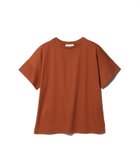 【エストネーション/ESTNATION】のESTNATION / アルビニ コットンスムース カフスTシャツ 人気、トレンドファッション・服の通販 founy(ファニー) ファッション Fashion レディースファッション Fashion for Women トップス・カットソー Cut & Sew Tops シャツ・ブラウス・オフィスカジュアル Elegant Blouses & Button-Ups ロングTシャツ・Tシャツ Longline T-Shirts & Tees イタリア Italy カフス Cuff Design ドレープ Drape, Draping Fabric ノースリーブ Sleeveless, No-Sleeve ロールアップ Roll-Up, Cuffed Hem thumbnail ブラウン|ID: prp329100004933859 ipo3291000000037031792