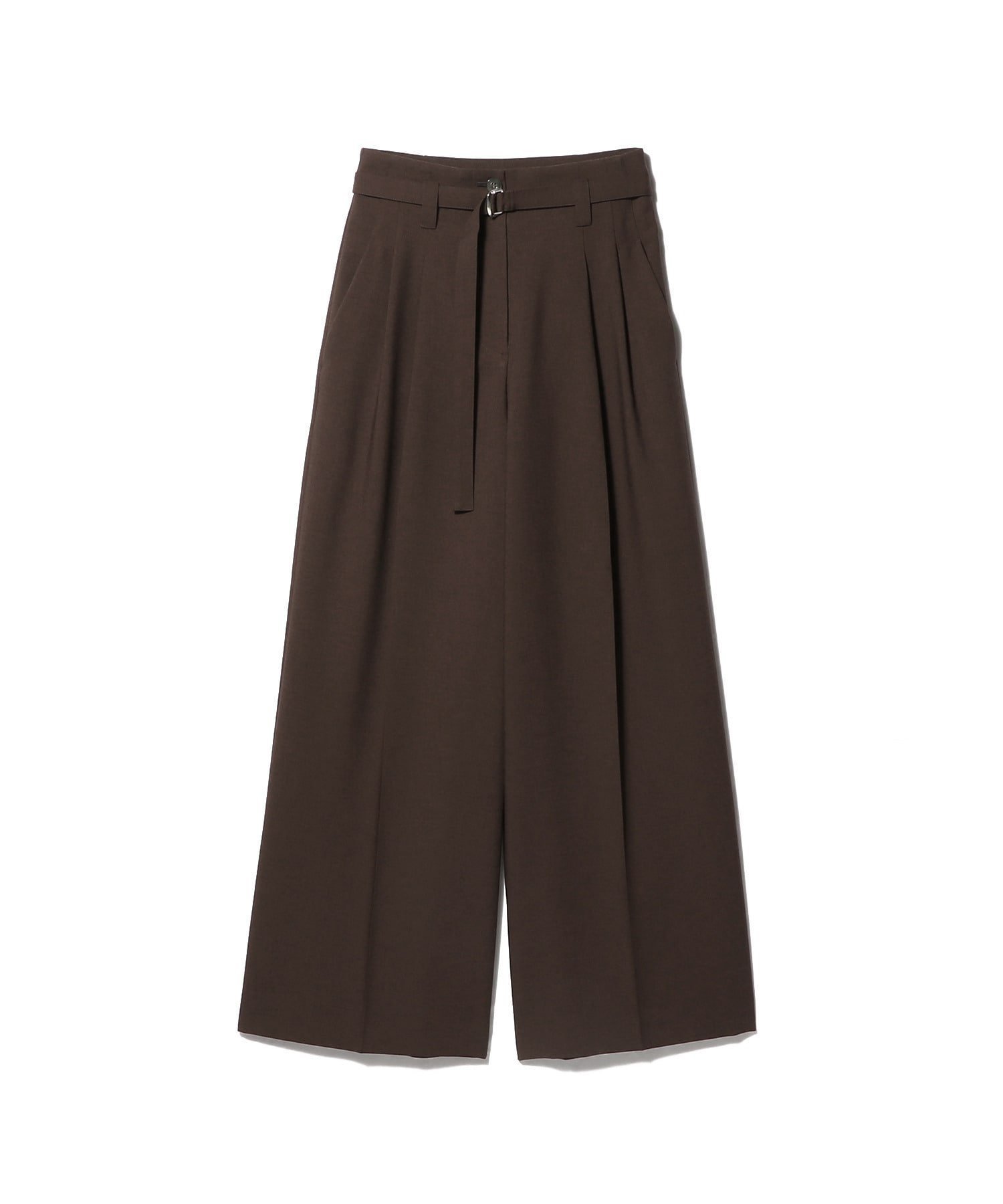 【エストネーション/ESTNATION】のCOLUMN / リネンライクパンツ インテリア・キッズ・メンズ・レディースファッション・服の通販 founy(ファニー) 　ファッション　Fashion　レディースファッション　Fashion for Women　パンツ　Pants & Trousers　コレクション　Collection, Seasonal Line　シルク　Silk, 100% Silk　ジャケット　Jacket, Outerwear　ストライプ　Stripe, Striped Pattern　ストレッチ　Stretch, Stretchy Fabric　セットアップ　Set-Up, Coordinated Outfit　ダブル　Double, Double-Breasted　ドレープ　Drape, Draping Fabric　ファブリック　Fabric, Textile　ワイド　Wide, Wide Fit　ブラウン|ID: prp329100004933881 ipo3291000000037031890