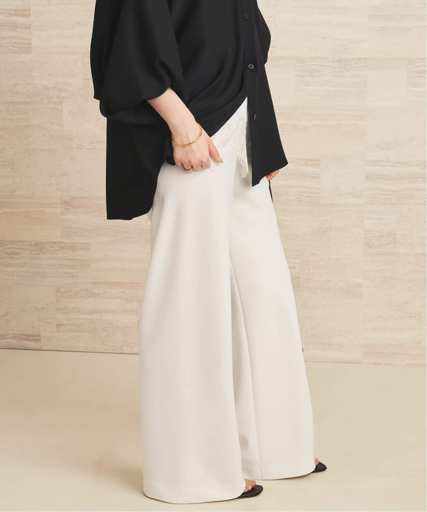 【プラージュ/Plage】の《一部カラーWEB限定追加 》Bias Relax パンツ 10 インテリア・キッズ・メンズ・レディースファッション・服の通販 founy(ファニー) 　ファッション　Fashion　レディースファッション　Fashion for Women　パンツ　Pants & Trousers　スウェット / スエット　Sweatshirt, Sweatwear　ストレート　Straight, Straight Cut　再入荷　Restock / Back in Stock　ホワイト|ID: prp329100004933889 ipo3291000000037031918