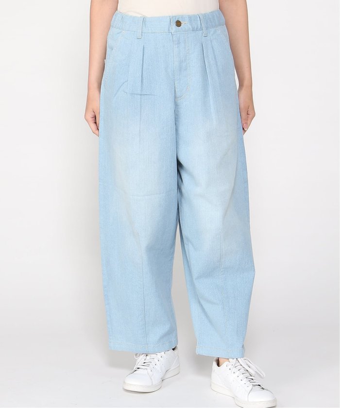 【フラボア/FRAPBOIS】のモーメントデニム インテリア・キッズ・メンズ・レディースファッション・服の通販 founy(ファニー) https://founy.com/ ファッション Fashion レディースファッション Fashion for Women インディゴ Indigo Denim ストレッチ Stretch, Stretchy Fabric テーパード Tapered, Tapered Pants デニム Denim, Jeans Material パッチ Patch, Appliqué フロント Front, Front Design ポケット Pocket, Pocket Detail エレガント 上品 Elegant |ID: prp329100004933891 ipo3291000000037031924