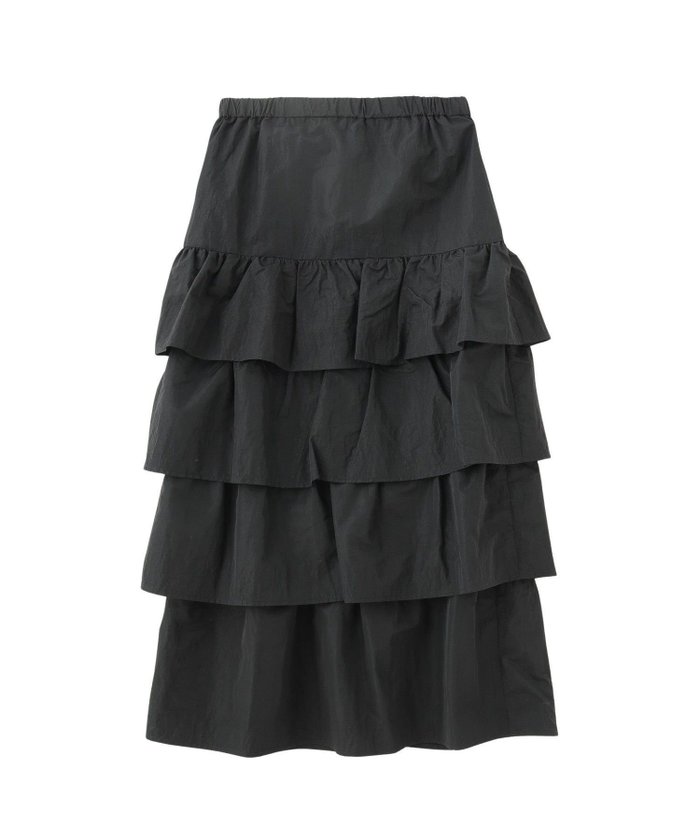 【ローズバッド/ROSE BUD】のNYLON FRILL SKIRT インテリア・キッズ・メンズ・レディースファッション・服の通販 founy(ファニー) https://founy.com/ ファッション Fashion レディースファッション Fashion for Women スカート Skirts スウェット / スエット Sweatshirt, Sweatwear スタンダード Standard, Basic ストレート Straight, Straight Cut フリル Frill, Ruffle おすすめ Recommended / Our Picks エレガント 上品 Elegant |ID: prp329100004933893 ipo3291000000037031931