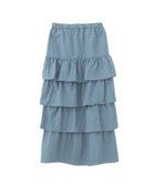 【ローズバッド/ROSE BUD】のNYLON FRILL SKIRT BLUE|ID: prp329100004933893 ipo3291000000037031934