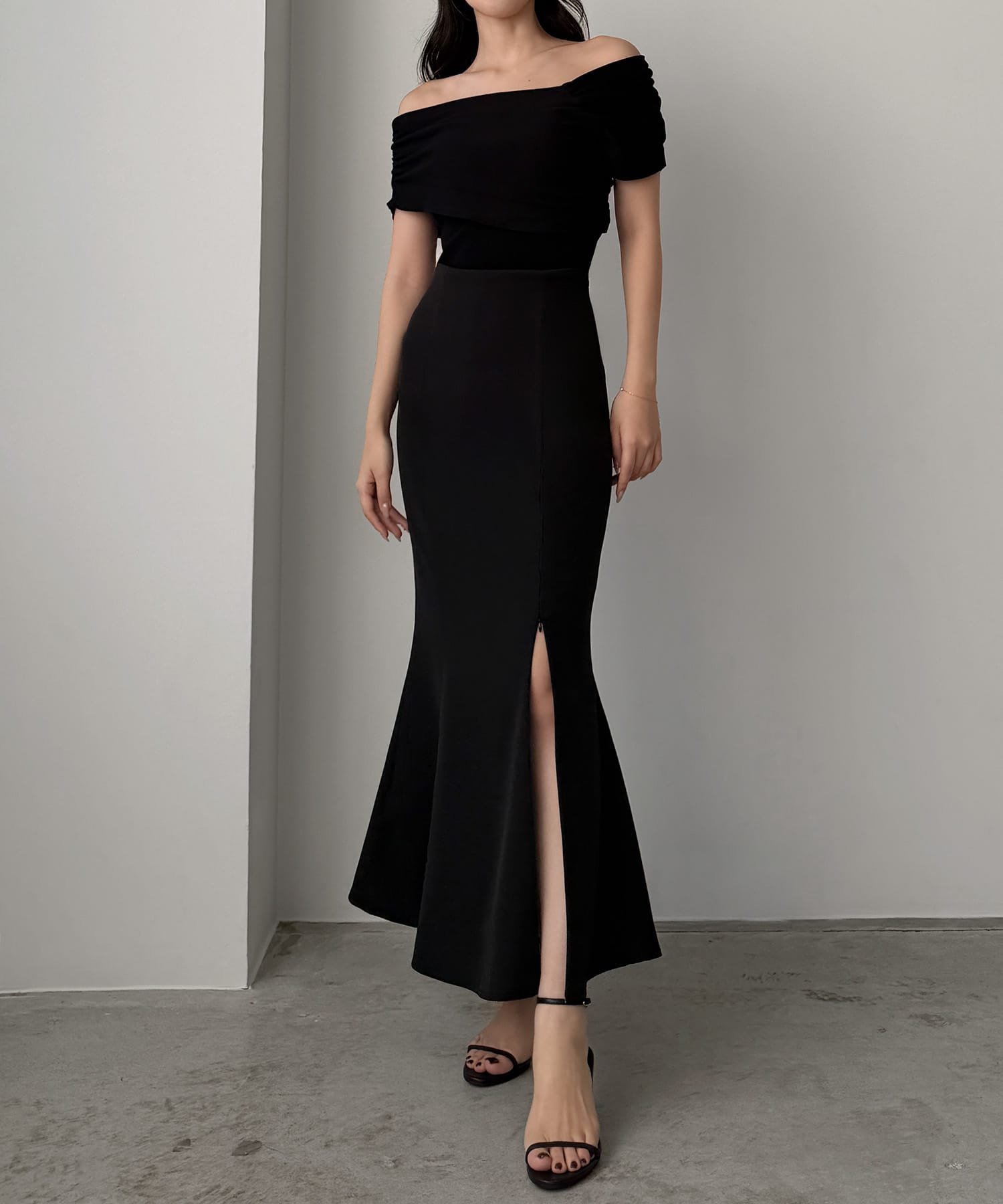 【ジュノア/JUNOAH】のLouere ファスナースリットマーメイドスカート(インパン付き) 人気、トレンドファッション・服の通販 founy(ファニー) 　ファッション　Fashion　レディースファッション　Fashion for Women　スカート　Skirts　ウォッシュ　Washed Finish　タンブラー　Tumbler, Travel Mug　ダメージ　Distressed, Destroyed　ネップ　Nepp, Slub Yarn　プリント　Print, Printed Pattern　おすすめ　Recommended / Our Picks　 other-1|ID: prp329100004933896 ipo3291000000037031947