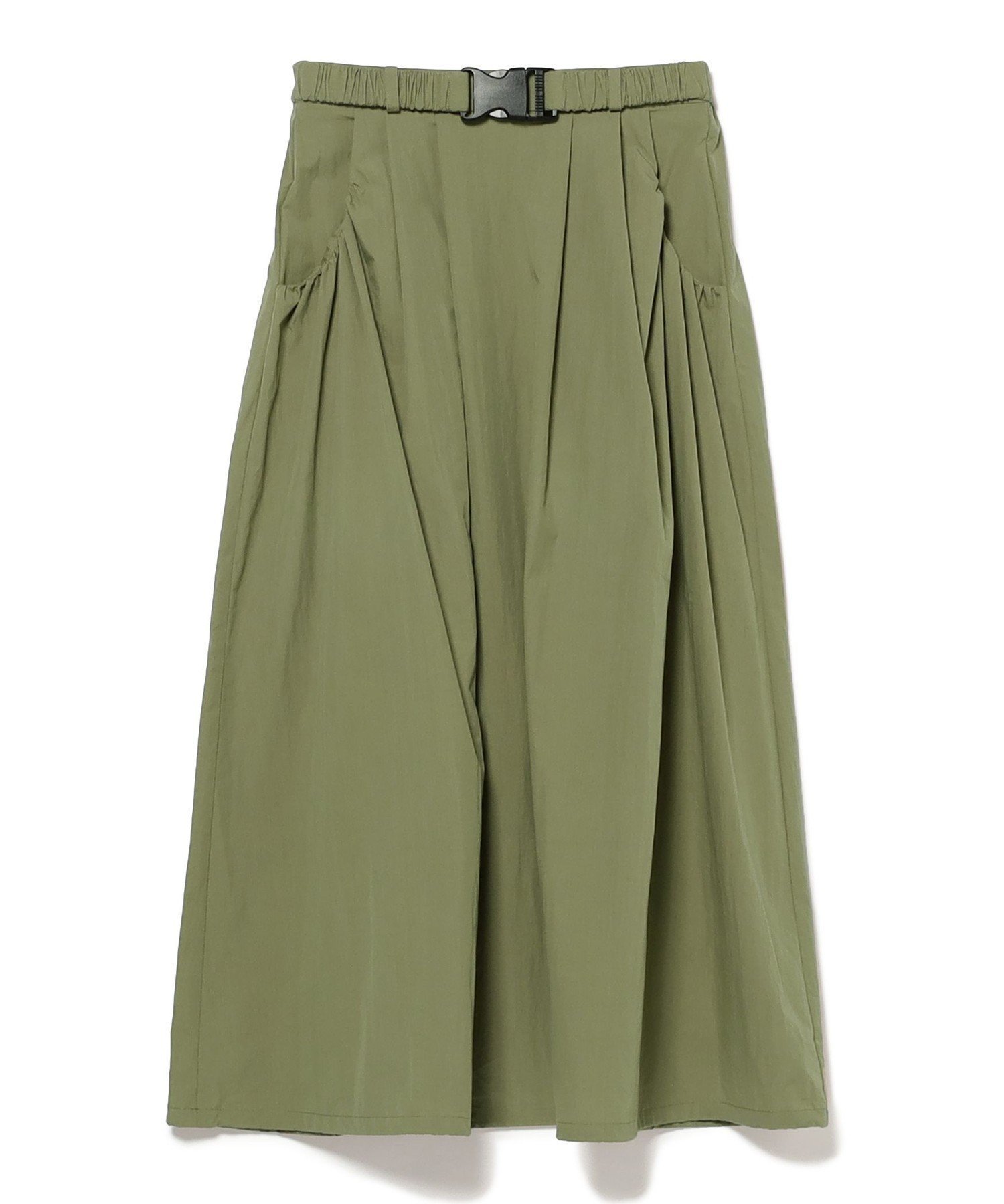 【ビームス ハート/BEAMS HEART】の撥水 ナイロン ガチャベルト スカート インテリア・キッズ・メンズ・レディースファッション・服の通販 founy(ファニー) 　ファッション　Fashion　レディースファッション　Fashion for Women　スカート　Skirts　ベルト&ウエストマーク　Belts & Waist Accessories　アウトドア　Outdoor Clothing　コンパクト　Compact, Small Size　ダウン　Down, Puffer　トレンド　Trend, Trending Now　フレア　Flare, Flared　ミックス　Mix, Mixed Style　ルーズ　Loose, Oversized　ロング　Long, Long-Length　おすすめ　Recommended / Our Picks　OLIVE|ID: prp329100004933905 ipo3291000000037031985