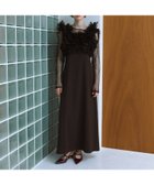 【アンドレスド/ANDRESD】の【3点セット】結婚式・お呼ばれ対応 チュールフリルドレス ブラウン|ID: prp329100004933906 ipo3291000000037325978
