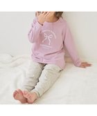 【デビロック/devirock / KIDS】の綿100% デビラボ ROOM ガールズ長袖パジャマ 子供服 キッズ 女の子 部屋着 綿 26SS 人気、トレンドファッション・服の通販 founy(ファニー) ファッション Fashion キッズファッション Fashion for Kids 長袖 Long Sleeve, Full Sleeve パジャマ Pajamas, Sleepwear プリント Print, Printed Pattern おすすめ Recommended / Our Picks お家時間・ステイホーム Stay Home / At Home 旅行 Travel 2026年 2026 thumbnail 057-リボン-ペールピンク|ID: prp329100004935991 ipo3291000000037040721