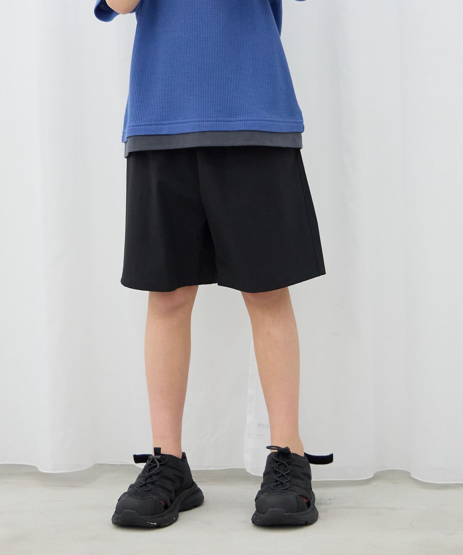 【グローバルワーク/GLOBAL WORK / KIDS】のエアかるショーツ/キッズ/618881 インテリア・キッズ・メンズ・レディースファッション・服の通販 founy(ファニー) 　ファッション　Fashion　キッズファッション　Fashion for Kids　おすすめ　Recommended / Our Picks　エアリー　Airy Texture　ショーツ　Shorts, Short Pants　ショート　Short, Short Length　シンプル　Simple, Minimal　ストレッチ　Stretch, Stretchy Fabric　セットアップ　Set-Up, Coordinated Outfit　プリント　Print, Printed Pattern　半袖　Short Sleeve, Half Sleeve　夏　Summer　定番　Standard, Basic Item　ブラック09|ID: prp329100004935993 ipo3291000000037040740