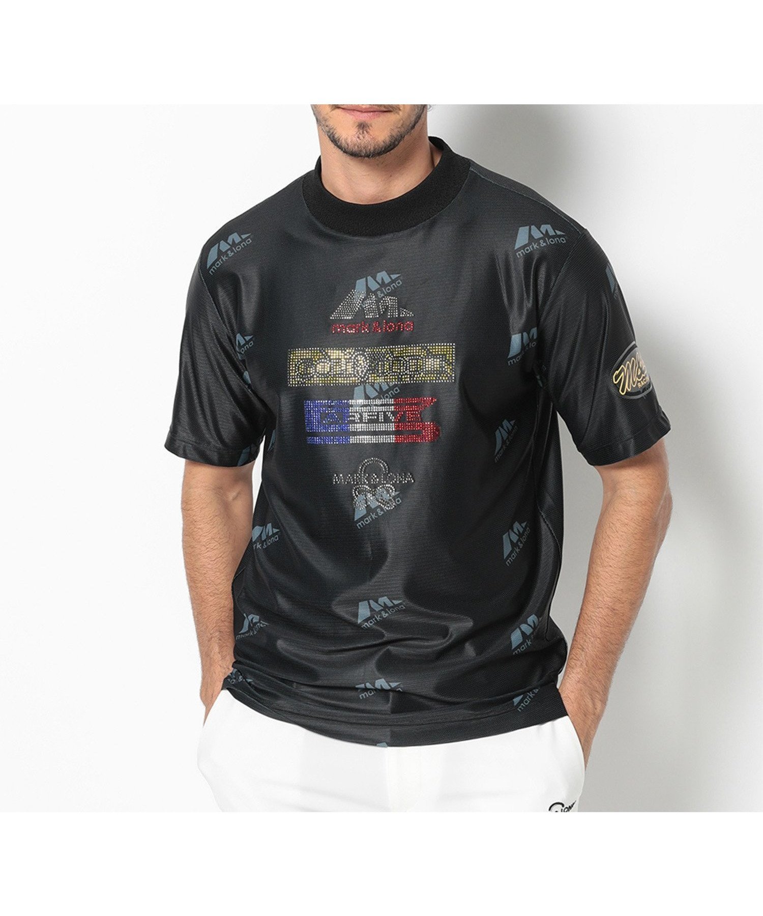 【その他のブランド/Other】のMEN 人気、トレンドファッション・服の通販 founy(ファニー) 　ファッション　Fashion　メンズファッション　Fashion for Men　2025年　2025　2025春夏・S/S　Spring/Summer 2025 SS25　グラフィック　Graphic, Graphic Design　ストレッチ　Stretch, Stretchy Fabric　スポーティ　Sporty, Casual Athletic　フロント　Front, Front Design　プリント　Print, Printed Pattern　メッシュ　Mesh, Net Fabric　モックネック　Mock Neck, Short Turtleneck　ラウンド　Round, Round Neck　夏　Summer　 other-1|ID: prp329100004936005 ipo3291000000037040799