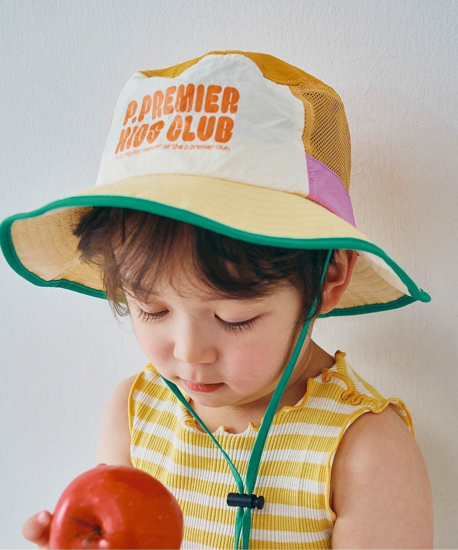 【エフオー オンラインストア/F.O.Online Store / KIDS】の風通しのいいメッシュ切替マルチカラーアウトドアハット UVカット 日よけ 保冷剤ポケット付き インテリア・キッズ・メンズ・レディースファッション・服の通販 founy(ファニー) 　ファッション　Fashion　キッズファッション　Fashion for Kids　アウトドア　Outdoor Clothing　ポケット　Pocket, Pocket Detail　メッシュ　Mesh, Net Fabric　切替　Switching, Contrast Panel　夏　Summer　オレンジ|ID: prp329100004936017 ipo3291000000037040839