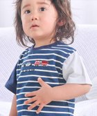 【ベベ オンライン ストア/BEBE ONLINE STORE / KIDS】の【スララク/防汚加工/オーガニックコットン】わくわく男の子半袖Tシャツ(80~130cm) 人気、トレンドファッション・服の通販 founy(ファニー) ファッション Fashion キッズファッション Fashion for Kids アニマル Animal Print 春 Spring コレクション Collection, Seasonal Line フレンチ French, French Style ボーダー Border, Stripe ポケット Pocket, Pocket Detail 半袖 Short Sleeve, Half Sleeve モチーフ Motif, Design Theme S/S・春夏 SS, Spring/Summer, Warm Season 犬 Dog 夏 Summer エレガント 上品 Elegant 2026年 2026 thumbnail 紺ボーダー×働くくるま刺しゅう|ID: prp329100004936020 ipo3291000000037040859